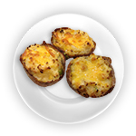 Baked Potato With Cheese& Onion 