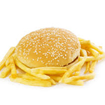 Kids Cheese Burger & Fries 